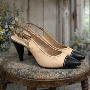 Vintage Bruno Magli Slingback Pumps
